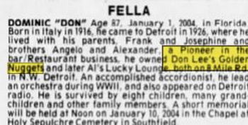 Don Lees Golden Nugget - Jan 2004 Don Fella Passes Away (newer photo)